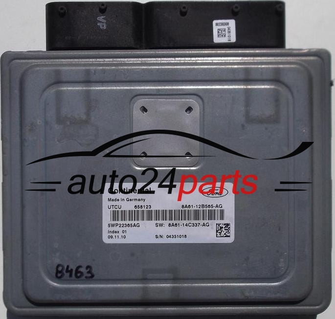 FORD FOCUS 1.6 TDCI Continental 5WP22365AG, 8A61-12B565-AG, 8A6112B565AG, 8A61-14C337-AG, 8A6114C337AG