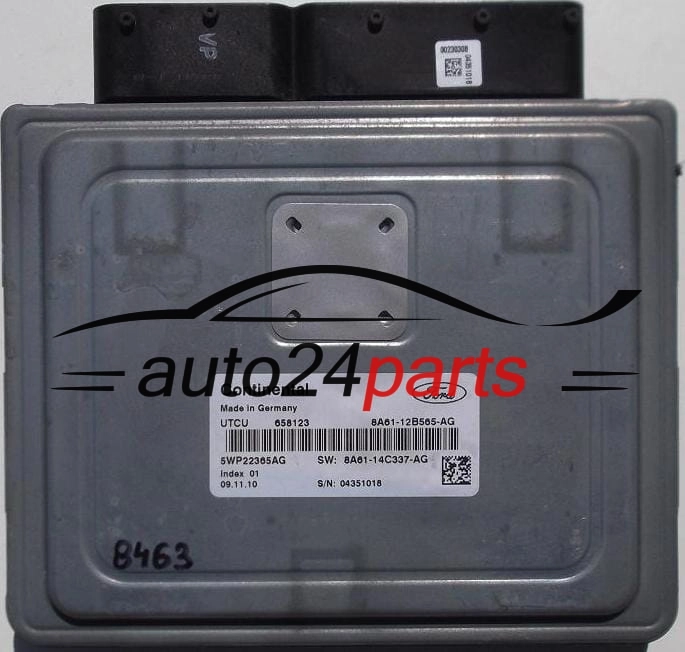 FORD FOCUS 1.6 TDCI Continental 5WP22365AG, 8A61-12B565-AG, 8A6112B565AG, 8A61-14C337-AG, 8A6114C337AG