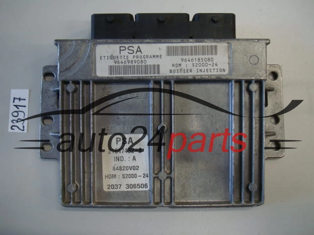 KOMPUTER STEROWNIK SILNIKA CITROEN PEUGEOT 21647432-8, 216474328, 9646185080, 9646989080