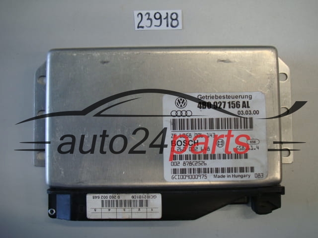 STEROWNIK SKRZYNI AUTOMATYCZNEJ AUDI 4B0 927 156 AL, 4B0927156AL, 0 260 002 648, 0260002648