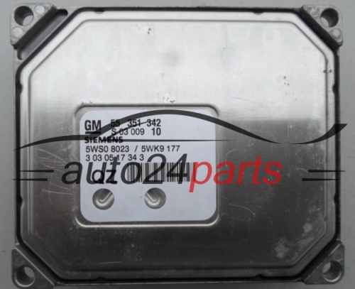 OPEL VECTRA SIGNUM 2.2 DIRECT Z22YH SIEMENS 5WK9 177, 5WK9177, 5WS0 8023, 5WS08023, GM 55 351 342 QZ, 55351342QZ, 55351342