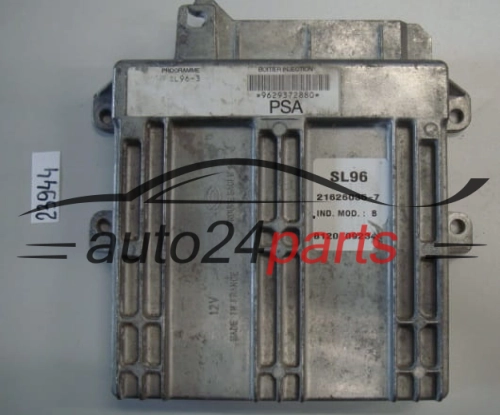 KOMPUTER STEROWNIK SILNIKA CITROEN XANTIA, PEUGEOT 306 406 1.8, PSA 9629372880, SL96, 21626035-7