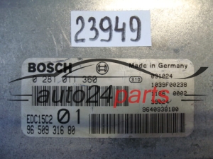 Sterownik silnika Peugeot 406 Coupe 2.0 HDI 0281011360 9650931680 – zdjęcie 2