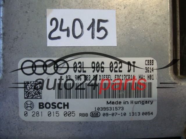 AUDI BOSCH 0 281 015 005, 0281015005, 03L 906 022 DT, 03L906022DT, EDC17CP14