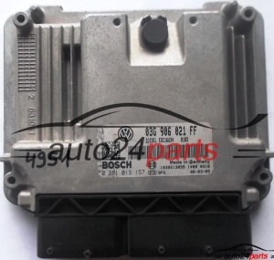CALCULATEUR MOTEUR VW VOLKSWAGEN CADDY 1.9 TDI 03G906021FF, 03G 906 021 FF, BOSCH 0 281 013 157, 0281013157, DIESEL EDC16U34 8183, 1039S13099