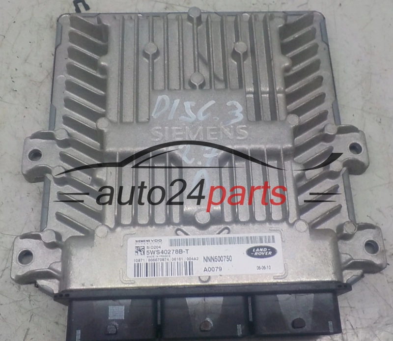 LAND ROVER 5WS40278B-T, 5WS40278BT, NNN500750, SID204