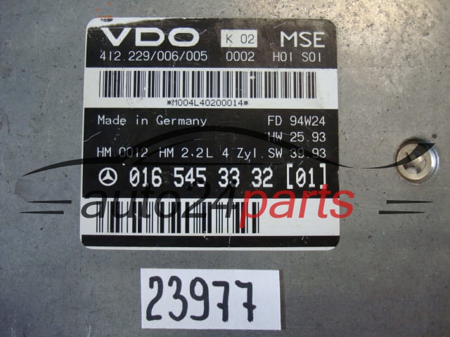 MERCEDES BENZ 2.2 L 016 545 33 32, 0165453332