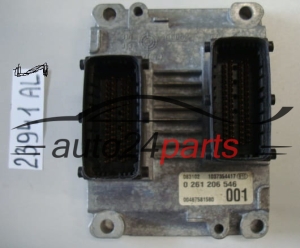 KOMPUTER STEROWNIK SILNIKA FIAT PUNTO 1.2 BOSCH 0 261 206 546, 0261206546, 0 046 758 158 0, 00467581580 - 23941