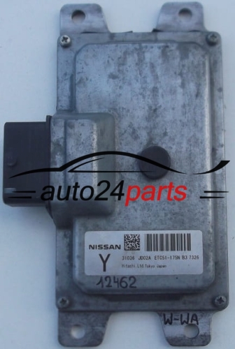 NISSAN QASHQAI ETC51-175N, ETC51175N, B3, 7326, 732631036, 31036 JD02A, 31036JD02A