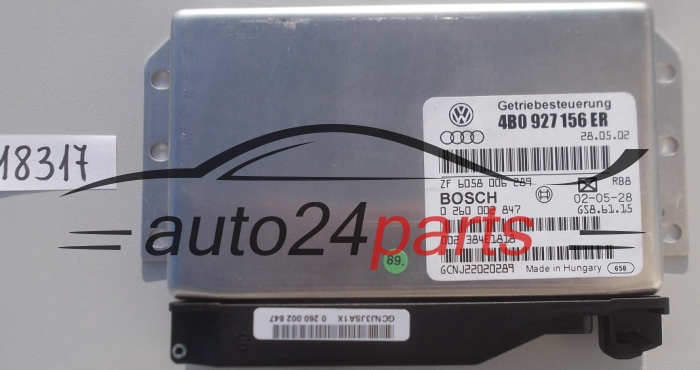 AUDI A6 4B0 927 156 ER, 4B0927156ER, BOSCH 0 260 002 847, 0260002847