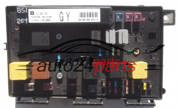 BSI OPEL ASTRA H GM 13 206 751 GY, 13206751 GY, HELLA 5DK 008 668