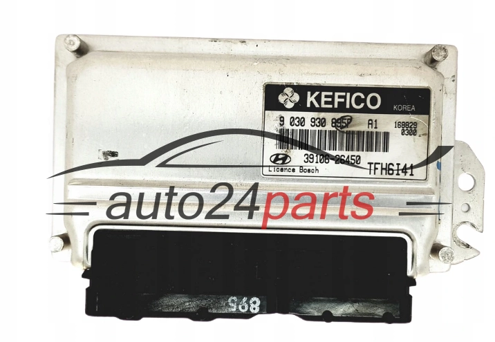 KOMPUTER STEROWNIK SILNIKA HYUNDAI GETZ 1.4, 9 030 930 895F, 9030930895F, 39106-26450, 3910626450, TFH6I42
