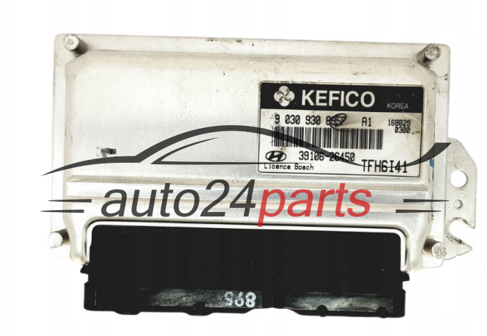 KOMPUTER STEROWNIK SILNIKA HYUNDAI GETZ 1.4, 9 030 930 895F, 9030930895F, 39106-26450, 3910626450, TFH6I42