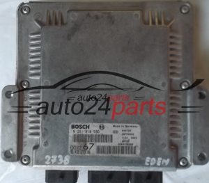 KOMPUTER STEROWNIK SILNIKA PEUGEOT 406 2.0 HDI BOSCH 0281010593, 0 281 010 593, 9643527380, 96 435 273 80, EDC15C2 67 - PLUG&PLAY