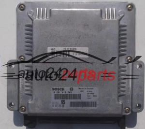 ECU CENTRALITA DE MOTOR CITROEN C5 2.0 HDI BOSCH 0 281 010 749, 0281010749, 96 435 255 80, 9643525580, EDC15C2 95 - PLUG&PLAY