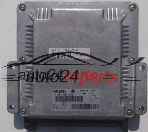 CITROEN C5 2.0 HDI BOSCH 0 281 010 749, 0281010749, 96 435 255 80, 9643525580, EDC15C2 95 - PLUG&PLAY