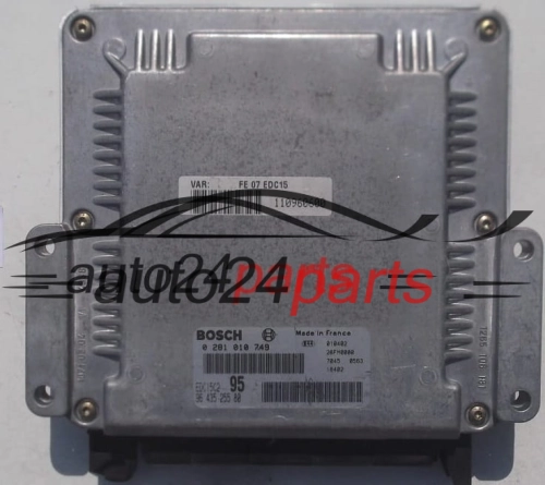 CITROEN C5 2.0 HDI BOSCH 0 281 010 749, 0281010749, 96 435 255 80, 9643525580, EDC15C2 95 - PLUG&PLAY