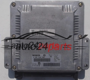 Μονάδα Ελέγχου Κινητήρα CITROEN C5 2.0 HDI BOSCH 0 281 010 749, 0281010749, 96 435 255 80, 9643525580, EDC15C2 95 - PLUG&PLAY