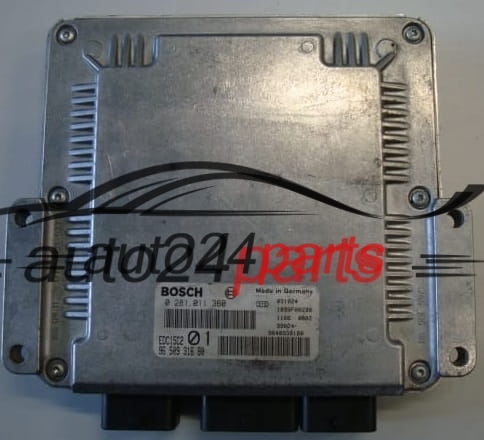 PEUGEOT 406 COUPE 2.0 HDI BOSCH 0281011360 9650931680 9640938180 EDC15C2 01 1039F00238 - PLUG&PLAY