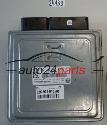 AUDI A4 2.0 TDI SIEMENS VDO 5WP45549 AF, 5WP45549AF, 03G 906 018 AQ, 03G906018AQ, SIMOS PPD1.3