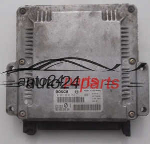 CENTRALINA DO MOTORE PEUGEOT 206 2.0 HDI BOSCH 0 281 010 767, 0281010767, 96 435 249 80, 9643524980, EDC15C2 - PLUG&PLAY