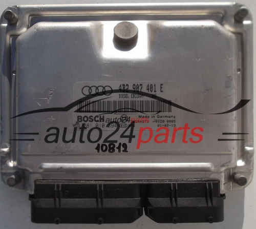 AUDI A6 2.5 TDI 4B2907401E, 4B2 907 401 E, BOSCH 0 281 010 394, 0281010394, DIESEL EDC15UM+ D02