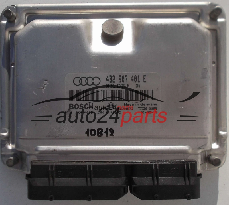 AUDI A6 2.5 TDI 4B2907401E, 4B2 907 401 E, BOSCH 0 281 010 394, 0281010394, DIESEL EDC15UM+ D02