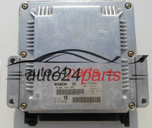 SILNIKA PEUGEOT 406 2.0 HDI BOSCH 0 281 010 361, 0281010361, 96 416 076 80, 9641607680, EDC15C2 - PLUG&PLAY
