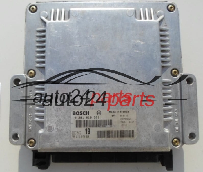 SILNIKA PEUGEOT 406 2.0 HDI BOSCH 0 281 010 361, 0281010361, 96 416 076 80, 9641607680, EDC15C2 - PLUG&PLAY