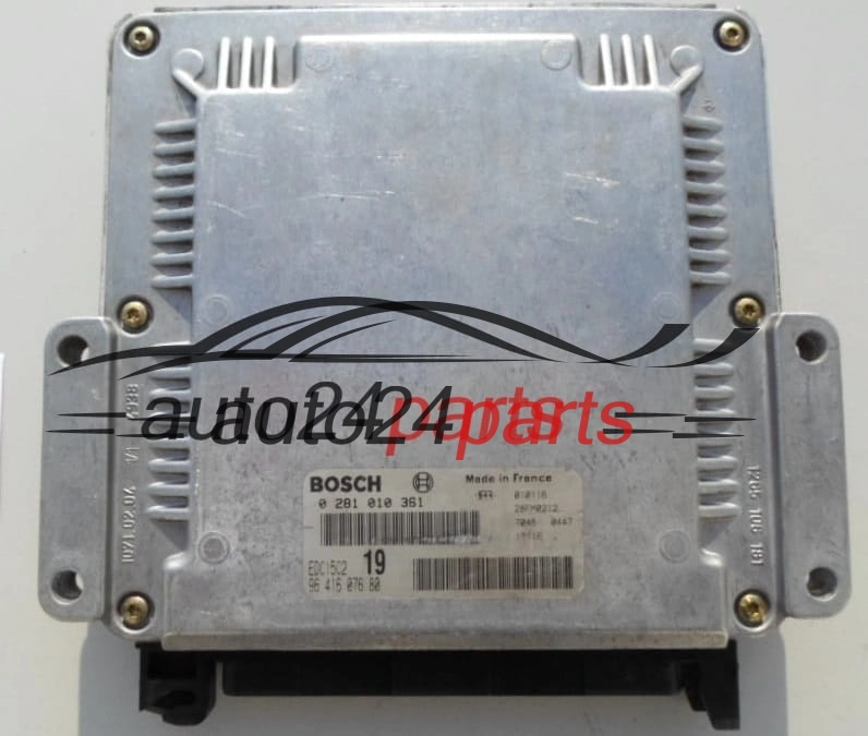 SILNIKA PEUGEOT 406 2.0 HDI BOSCH 0 281 010 361, 0281010361, 96 416 076 80, 9641607680, EDC15C2 - PLUG&PLAY