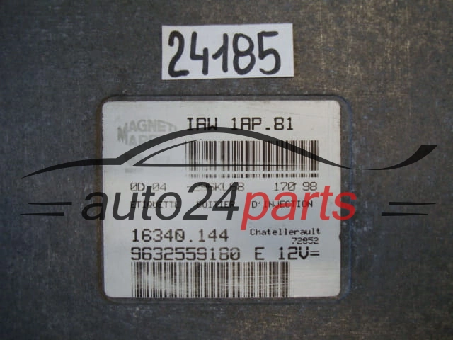 KOMPUTER STEROWNIK SILNIKA CITROEN SAXO Magneti Marelli IAW 1AP.81, IAW1AP81, 16340.144, 16340144, 9632559180