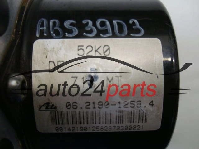 OPEL AGILA SUZUKI 52K0DE, 52K0, 06.2190-1258.4, 06219012584, 06.2109-5190.3, 06210951903