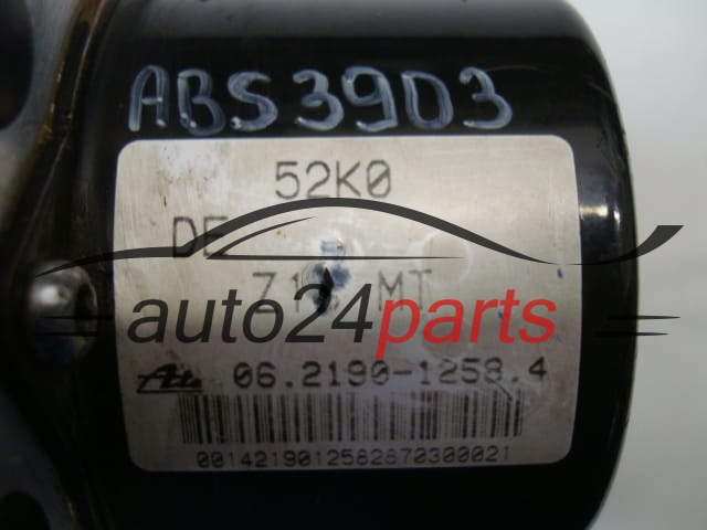 OPEL AGILA SUZUKI 52K0DE, 52K0, 06.2190-1258.4, 06219012584, 06.2109-5190.3, 06210951903