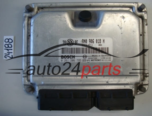 AUDI TT BOSCH 0 261 206 795, 0261206795, 8N0 906 018 H, 8N0906018H, ME7.5
