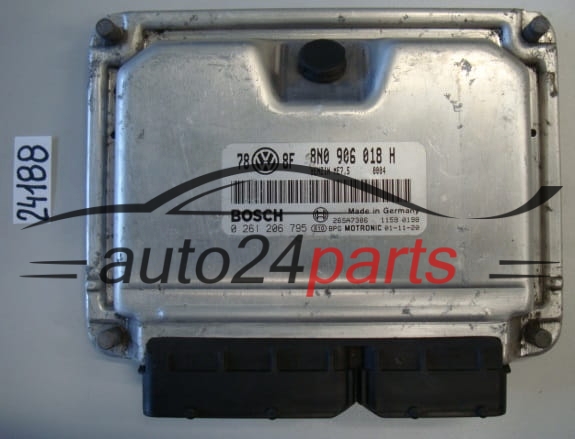 AUDI TT BOSCH 0 261 206 795, 0261206795, 8N0 906 018 H, 8N0906018H, ME7.5