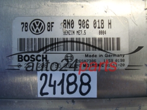 AUDI TT BOSCH 0 261 206 795, 0261206795, 8N0 906 018 H, 8N0906018H, ME7.5