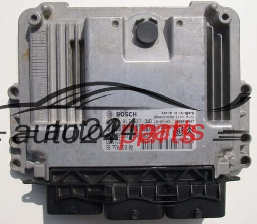 PEUGEOT 206 1.6 HDI BOSCH 0 281 017 937, 0281017937, 96 770 313 80, 9677031380, EDC17C10 - PLUG&PLAY
