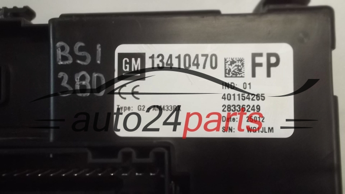 BSI OPEL MERIVA B 13410470 FP, 13410470FP