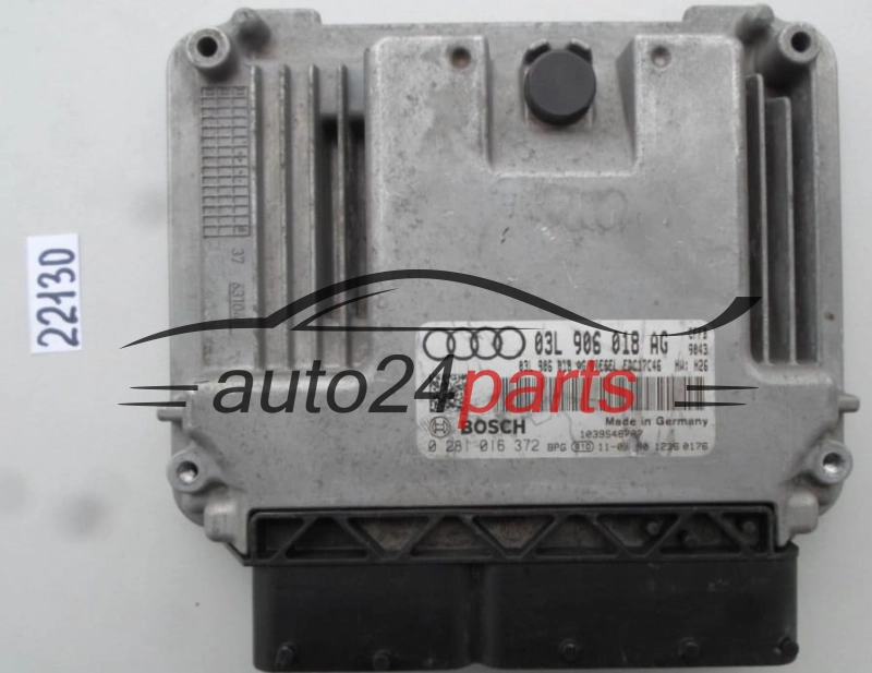  AUDI A3 2.0 TDI BOSCH 0 281 016 372, 0281016372, 03L 906 018 AG, 03L906018AG, EDC17C46
