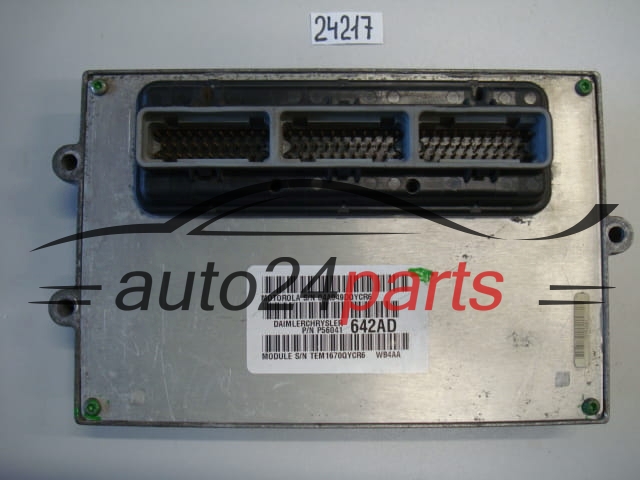KOMPUTER STEROWNIK SILNIKA CHRYSLER GRAND CHEROKEE MOTOROLA 04A049DQQEZJ, P56041 642AD, P56041642AD, 642AD, WB4AA