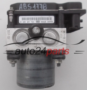 ABS PUMP NISSAN QASHQAI BOSCH 0 265 251 854,  47660 BR00C,  0 265 951 743