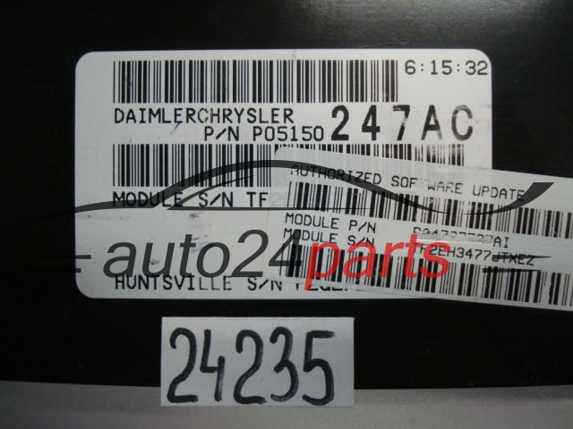 Sterownik silnika Chrysler Dodge P05150247AC – zdjęcie 2