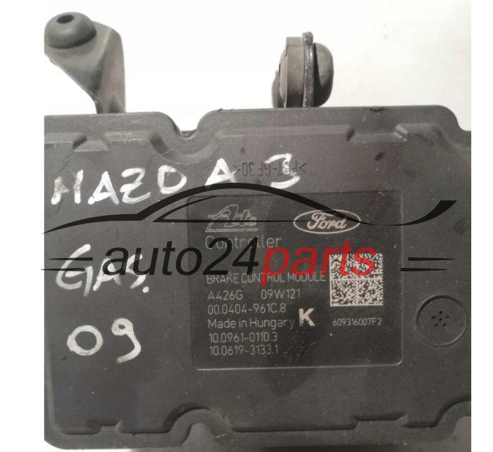 ABS POMPA I STEROWNIK MAZDA 8V61-2C405-AE, 8V612C405AE, 10.0212-0350.4, 10021203504, 10.0961-0110.3,10096101103