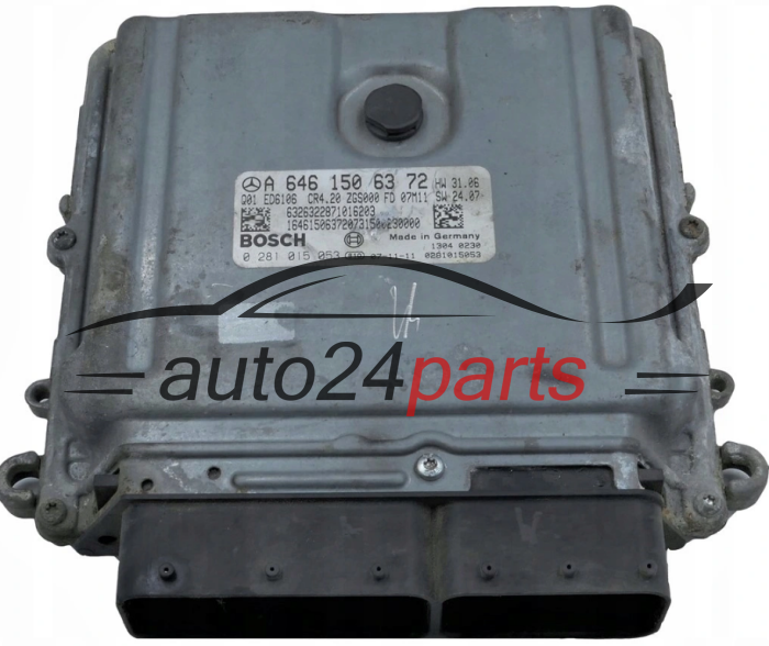 MERCEDES BENZ BOSCH 0 281 015 053, 0281015053, A 646 150 63 72, A6461506372, CR4.20