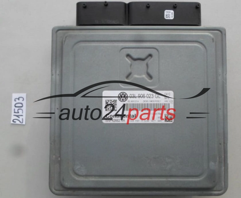 KOMPUTER STEROWNIK SILNIKA VW VOLKSWAGEN PASSAT 1.6 TDI 03L906023GL, 03L 906 023 GL, 03L906023A, 03L 906 023A, CONTINENTAL 5WP42662 AA 5WP42662AA, DIESEL SIMOS PCR2.1 CAYC 5810 