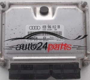 CENTRALINA DO MOTORE AUDI A3 1.9 TDI, BOSCH 0 281 010 123, BOSCH 0281010123, 038 906 012 BB, 038906012BB - PLUG&PLAY