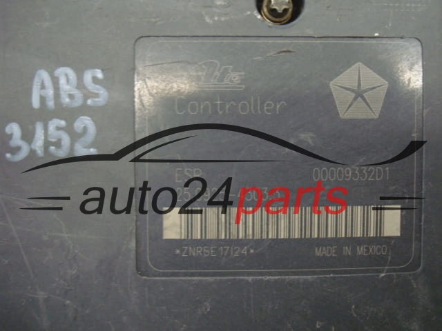 Bomba ABS y centralita JEEP GRAND CHEROKEE 4.7 P52089351AF, ATE 25.0206-0176.4, 25020601764, 25.0206-0005.3, 25020600053, 25.0925-4303.3, 25092543033
