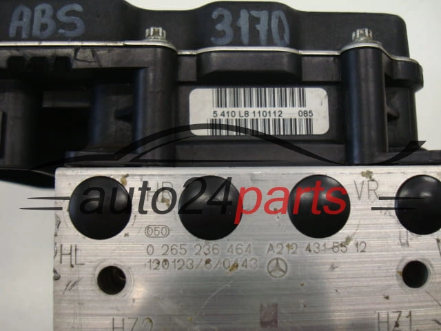 ABS POMPA I STEROWNIK MERCEDES BENZ BOSCH 0 265 236 464, 0265236464, A2124315512, 0265951858