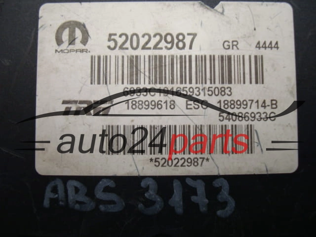 ABS Pump JEEP FIAT 52022987, 18899618, 54086933C