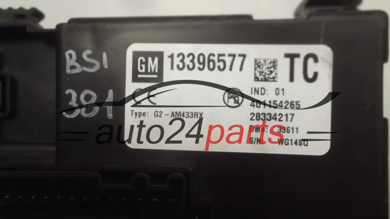 OPEL MERIVA B 13396577 TC, 13396577TC